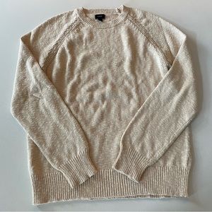 JCrew Mens Chunky Slub Cotton Crew Beck Sweater
